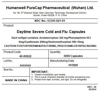 Daytime Severe.jpg PRINCIPAL DISPLAY PANEL - Shipping Label - Daytime Severe